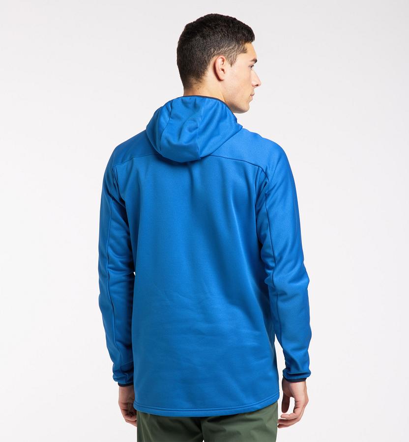 Haglöfs Mens Frost Mid Layer Blue New Zealand 98510VKLJ